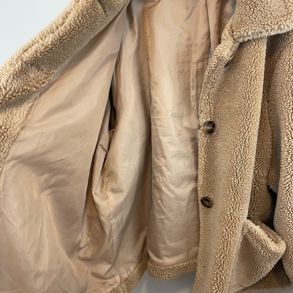 ‘A’ (MTL 1980) tan teddy coat 4x - Picture 8 of 10